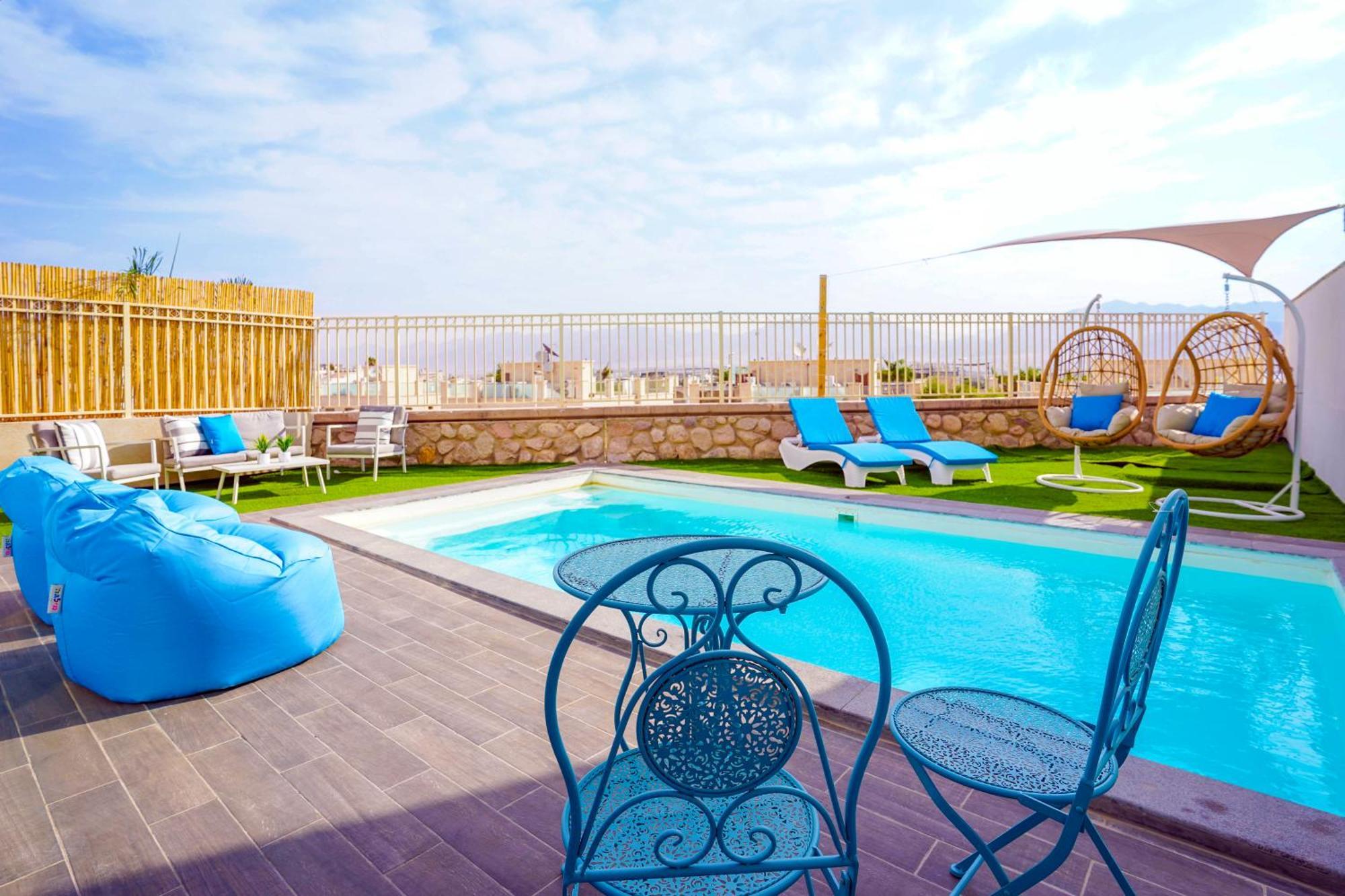 Yalarent Morning Star-Garden With Private Pool Lägenhet Eilat Exteriör bild